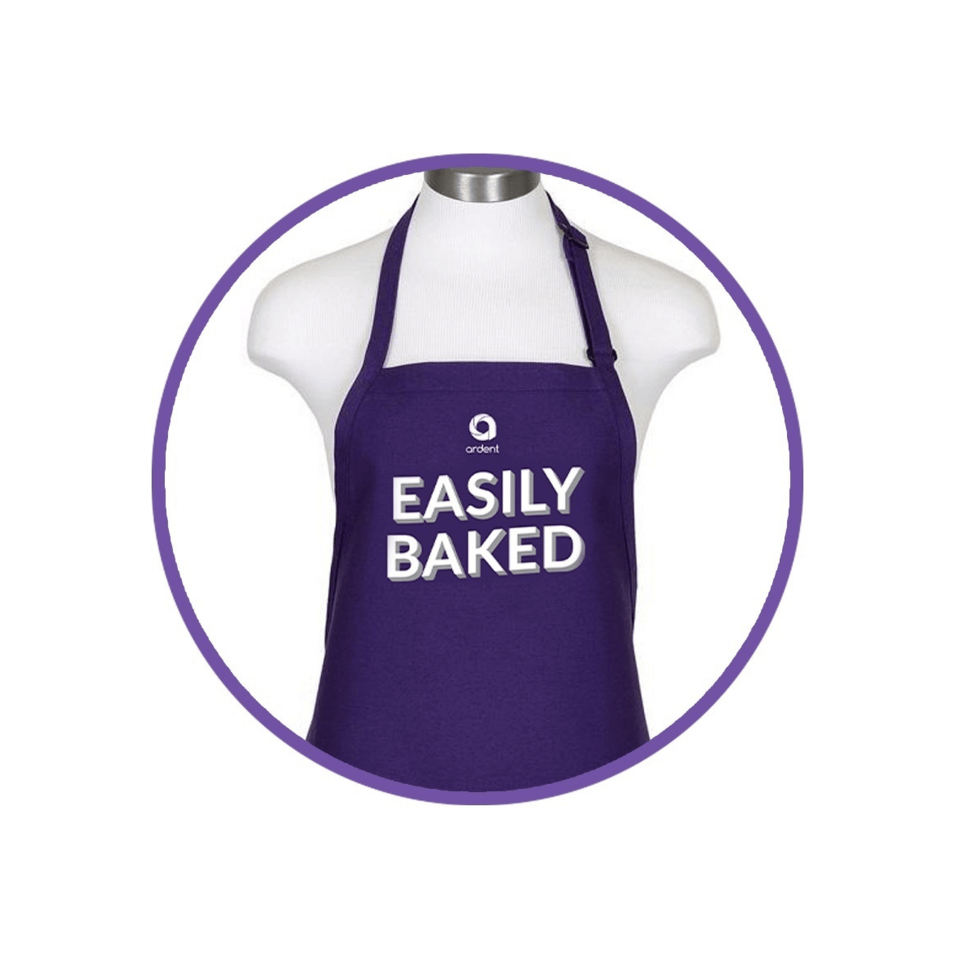 Ardent Easy Baked Apron on a mannequin on a white background